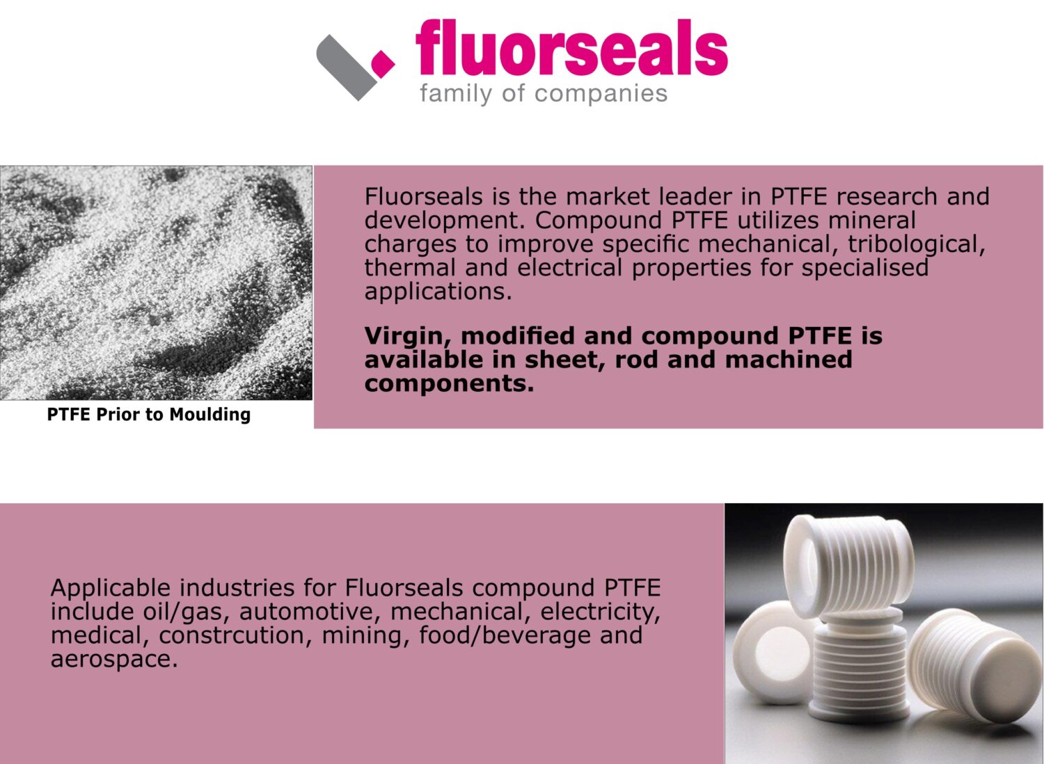 PTFE Flueroseals