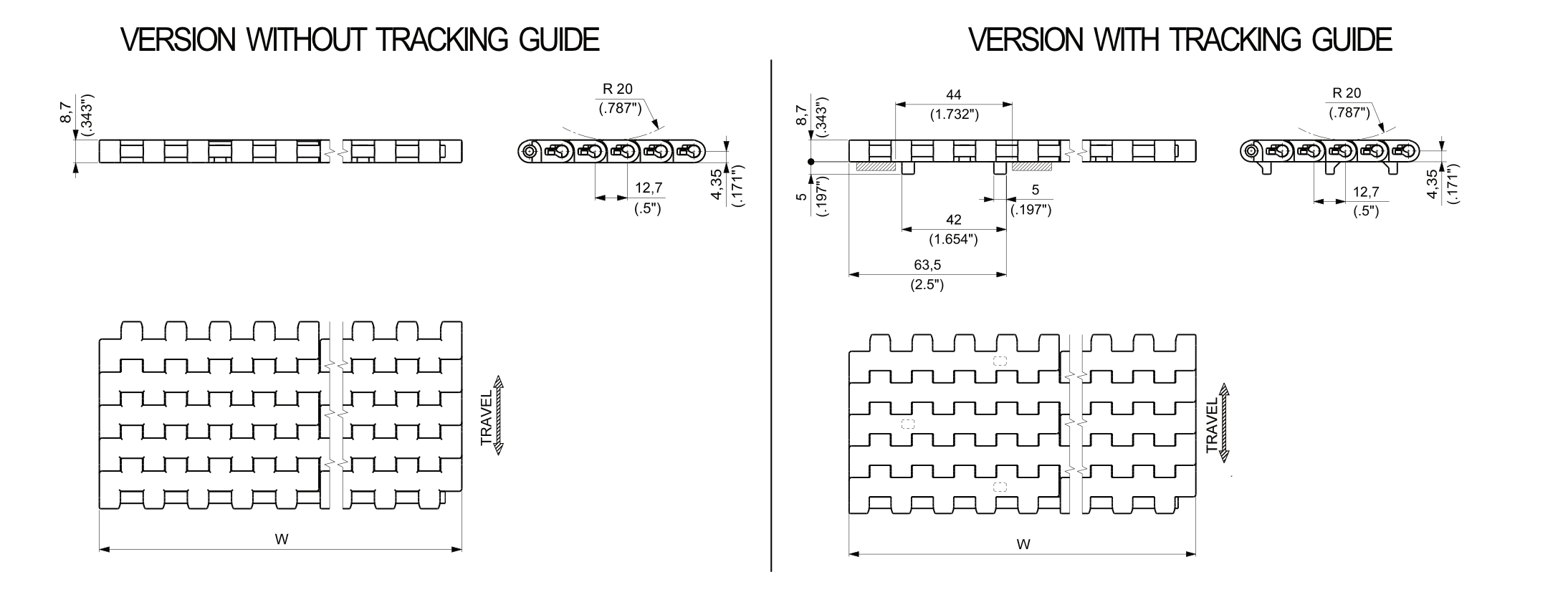 600 Series Modular Belt 5 600s draw Tynic Automation