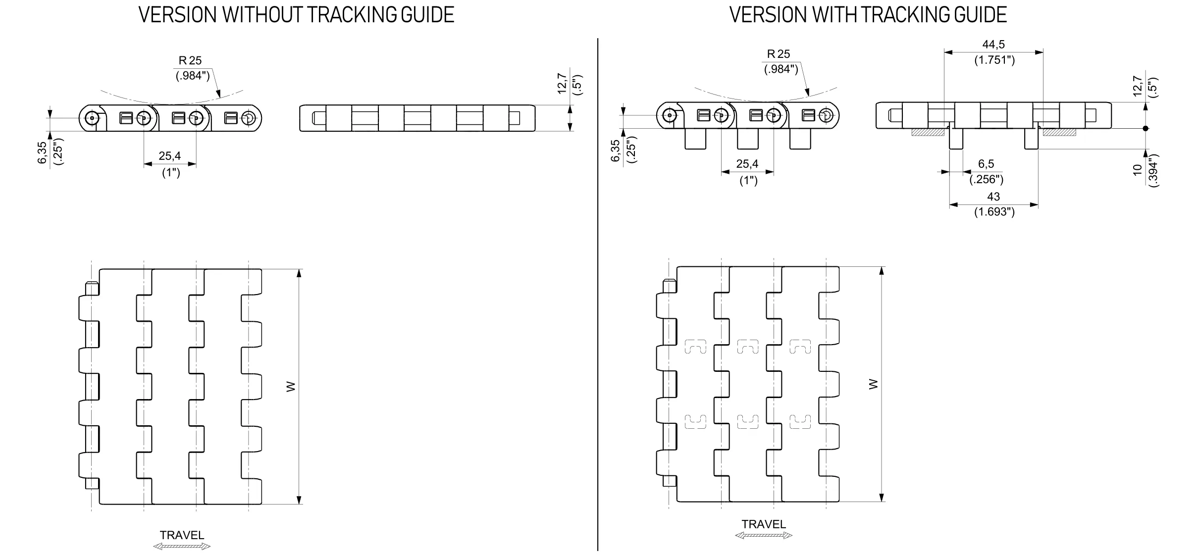 USP Series Modular Belt 4 usp belt Tynic Automation