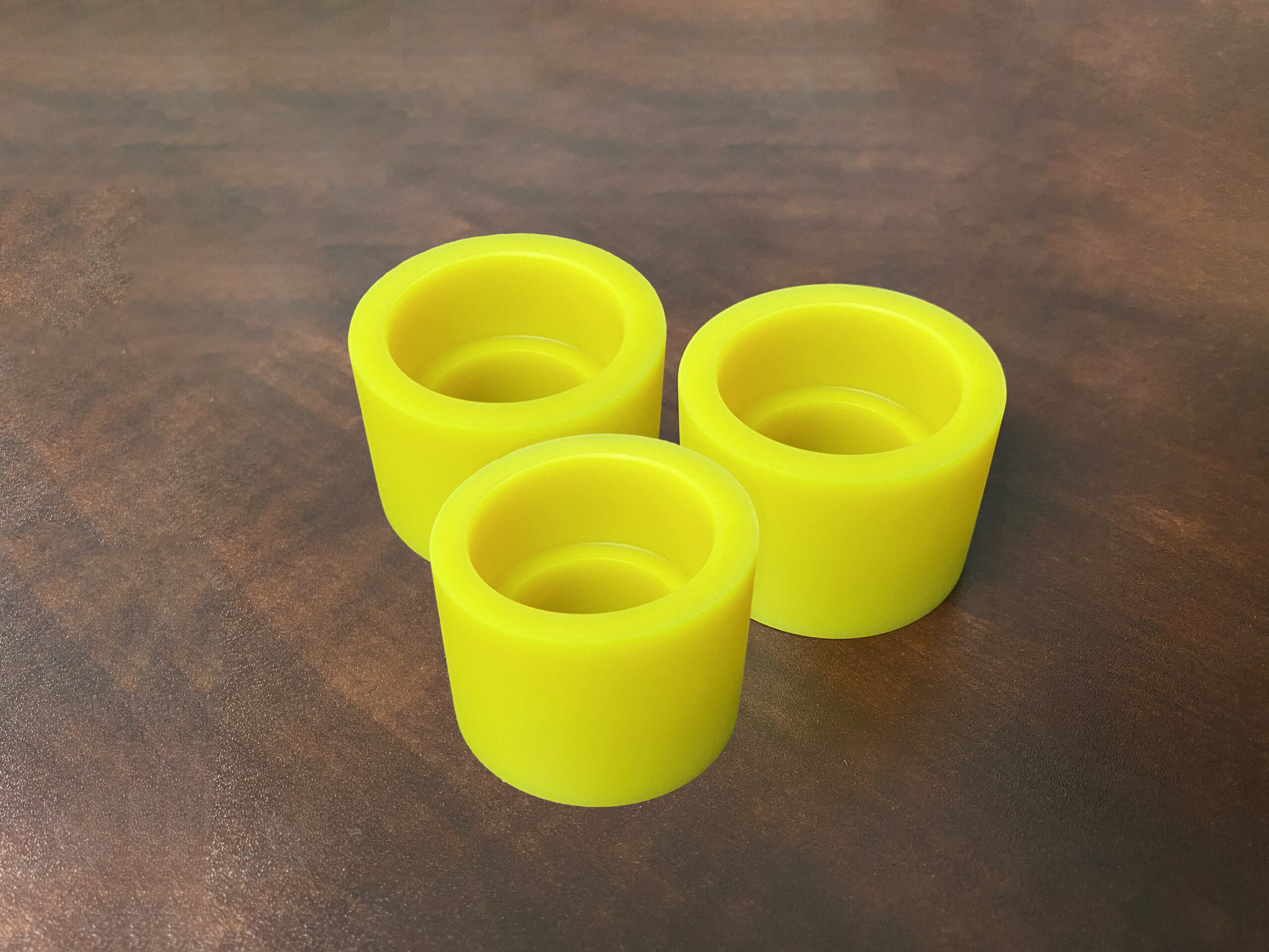 Oil Filled Yellow Nylon Bushes scaled Tynic Automation