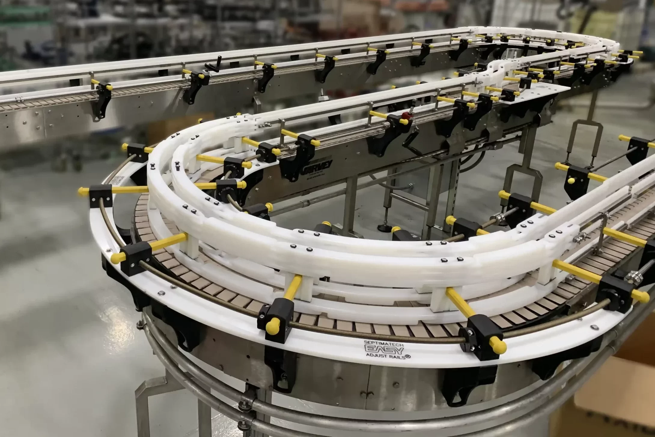 Dual Sided Adjustable Conveyor Guide Rails